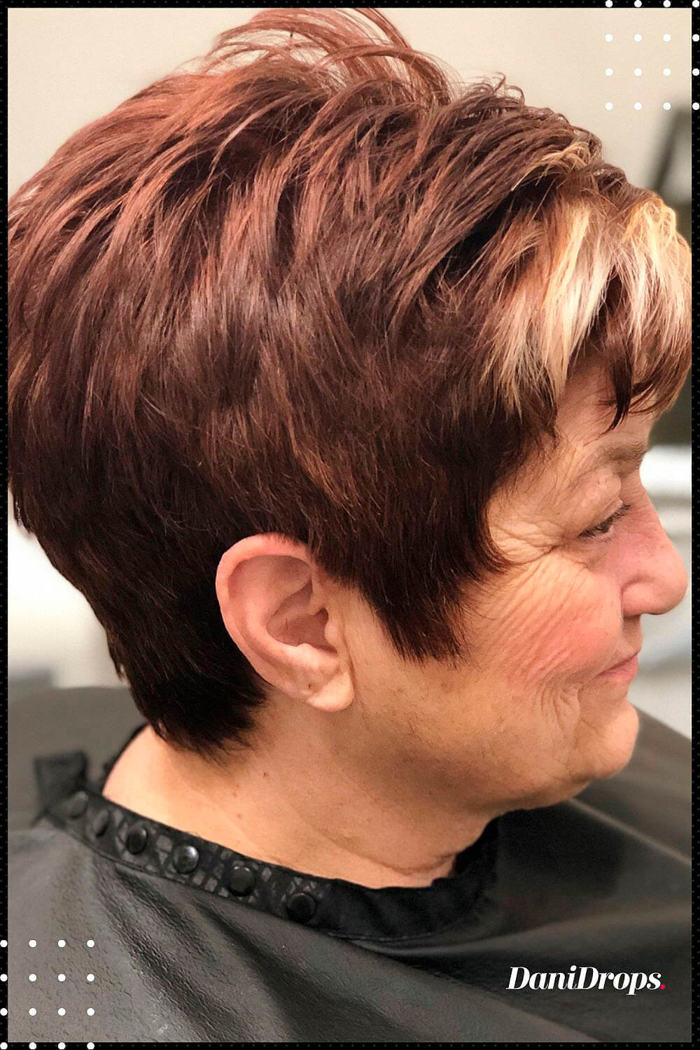 Brown With Auburn And Blonde Highlights Visual Idea Brown With Auburn And Blonde Highlights Visual Idea — Pixie 2027 for Women Over 70