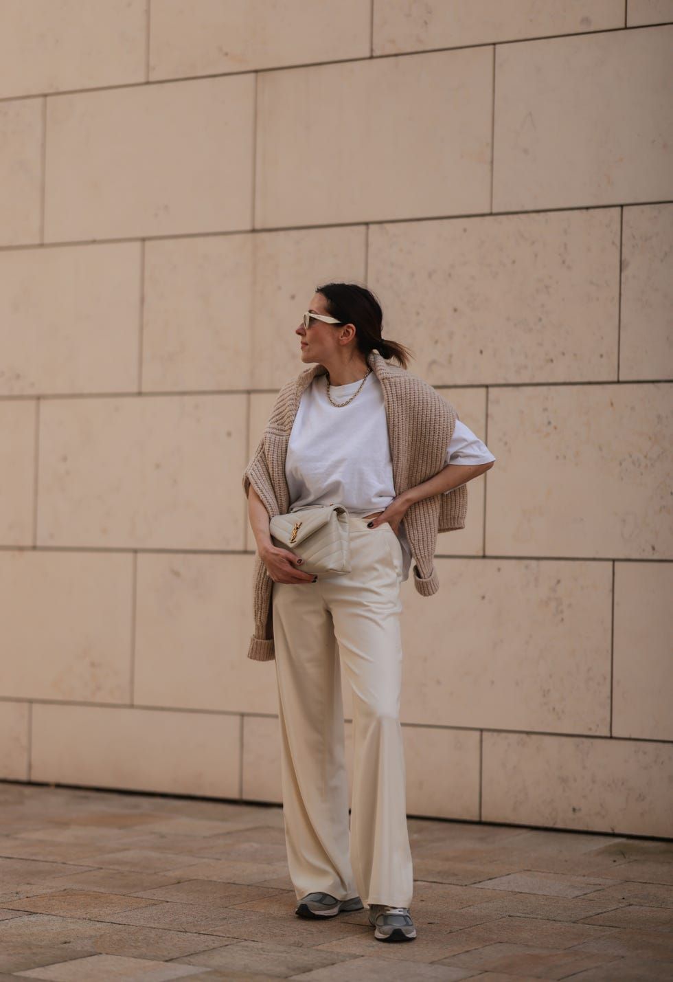 Chic Layering with a Draped Knit Sweater Chic Layering with a Draped Knit Sweater — New Balance Outfits 2027
