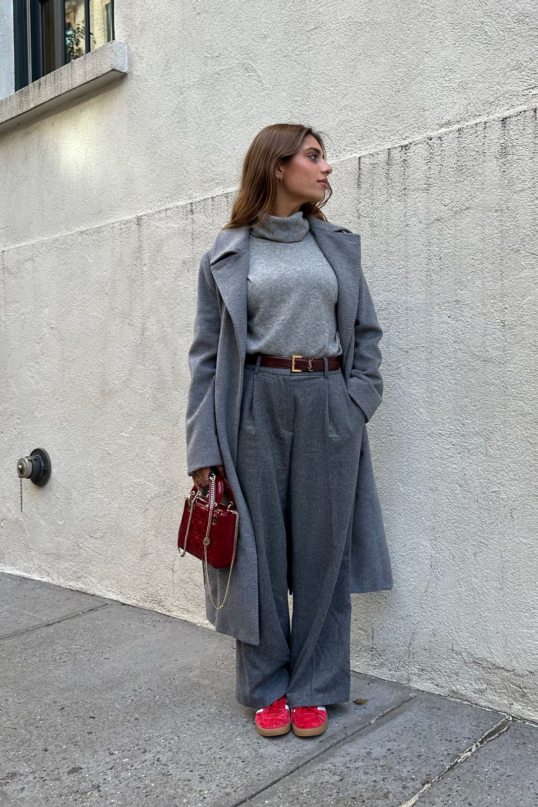 Red Loafers Outfit Idea Red Loafers Outfit Idea — Warm Winter Outfits 2027