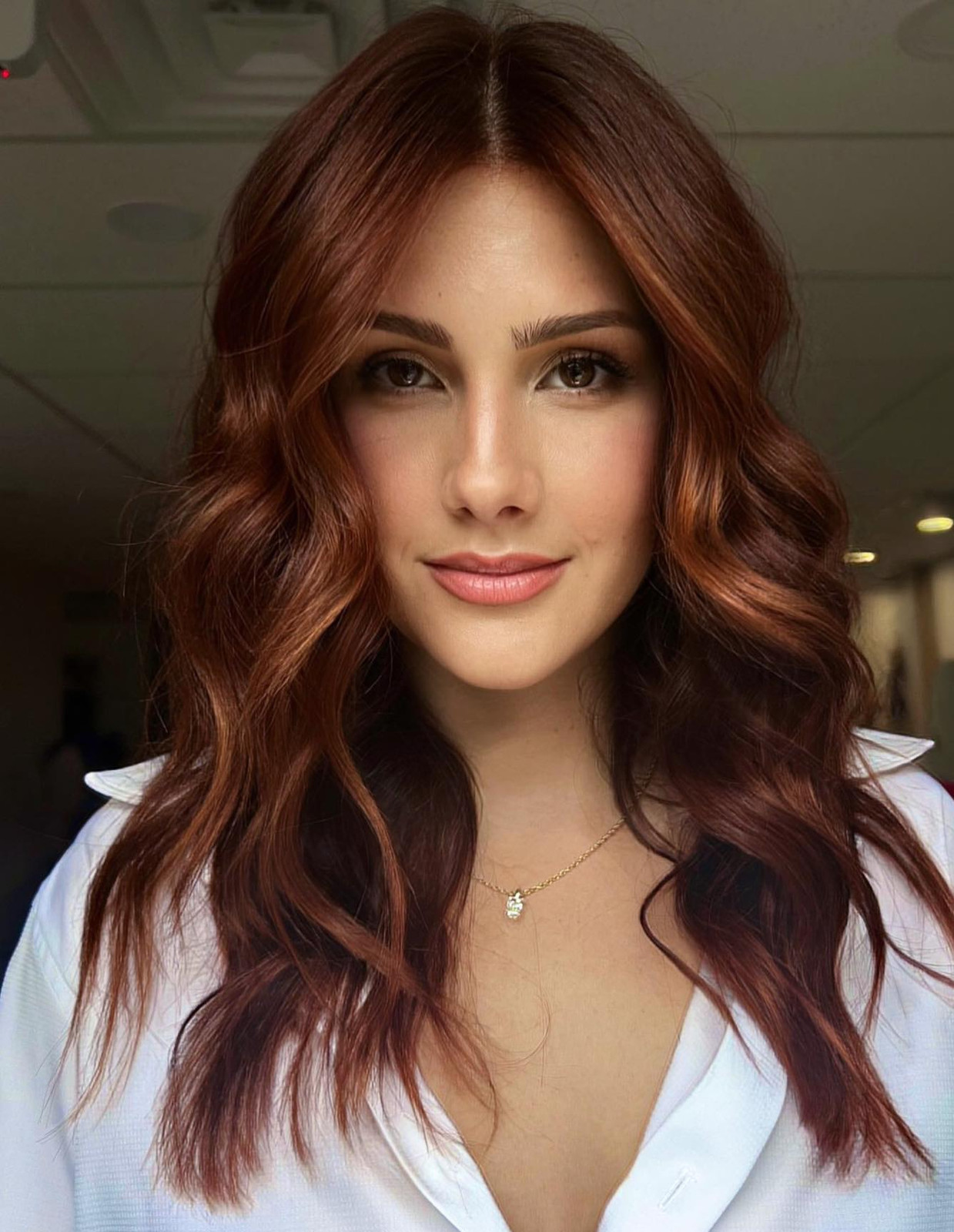 Reddish Brown With Copper Highlights Reddish Brown With Copper Highlights — Hair Color 2027 for Brown Eyes