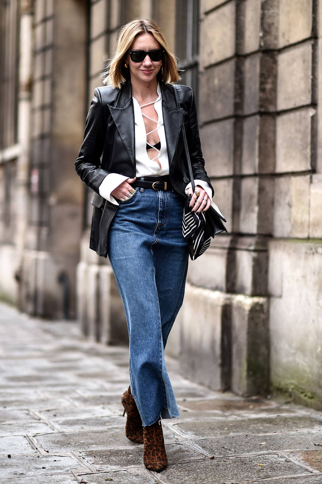 Bra Top Layered Under a Blazer for Casual Chic Bra Top Layered Under a Blazer for Casual Chic — Tube Top Outfits 2027