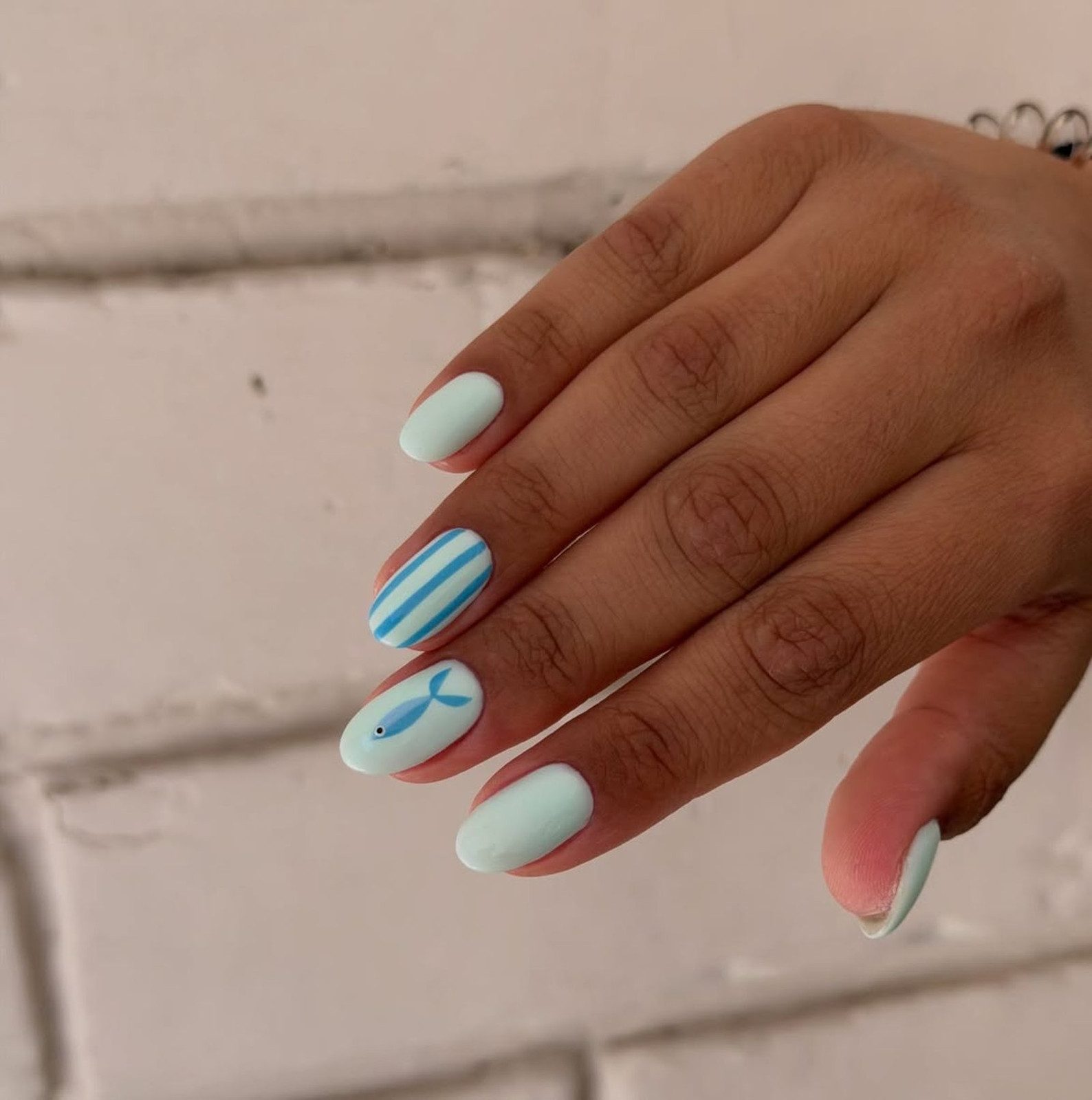Light Blue Blue Visual Idea Light Blue Blue Visual Idea — Simple Summer Nails 2027
