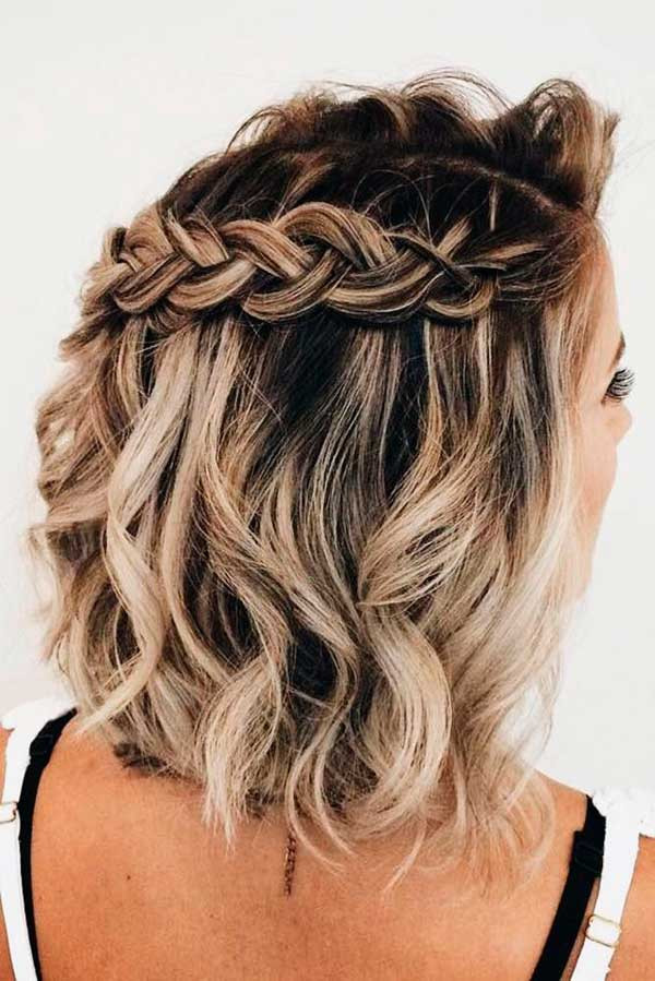 Ash Blonde Bob With Crown Braid Ash Blonde Bob With Crown Braid — Christmas Braids 2026