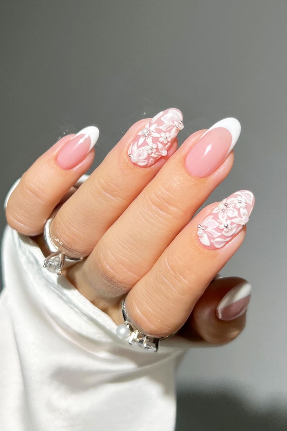 Clean Cuticle Work Even Application Visual Idea Clean Cuticle Work Even Application Visual Idea — Floral Acrylic Nails 2027