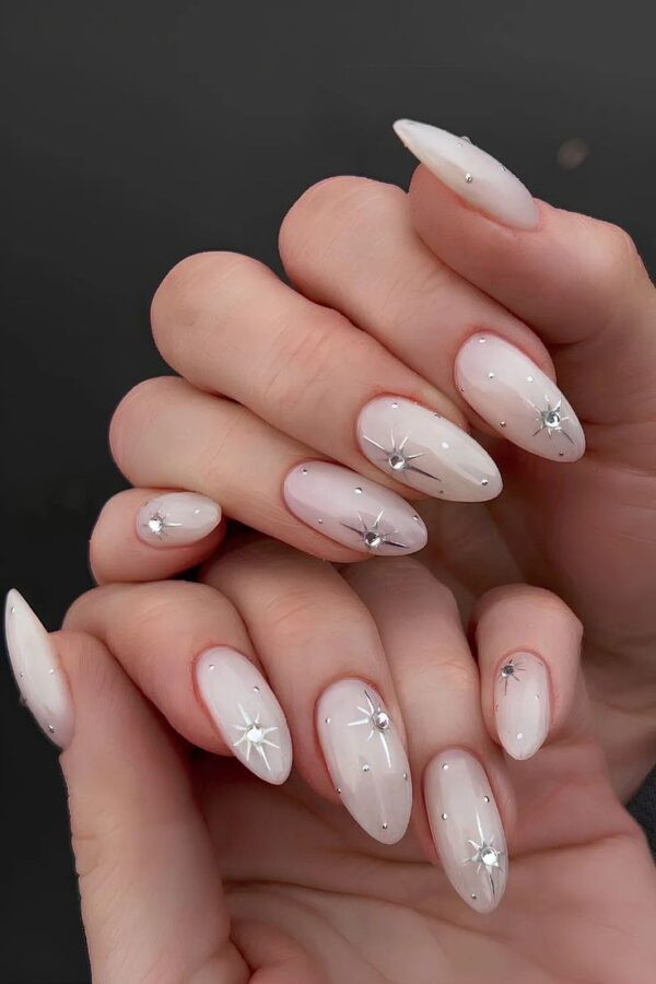 Classic Opaque Soft Pink Almond Graduation Nails Classic Opaque Soft Pink Almond Graduation Nails — Graduation Nails 2027