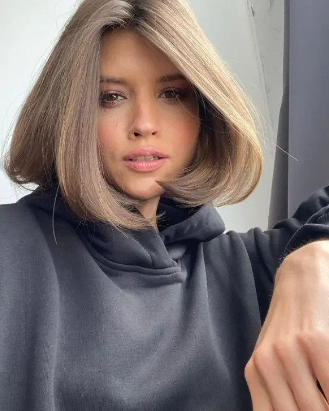 No Bangs Visual Idea No Bangs Visual Idea — Chin Length Bob 2027