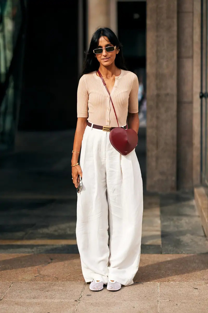 Chic Beige and White Linen Trousers Ensemble Chic Beige and White Linen Trousers Ensemble — Summer Outfits 2027 for Women Over 50