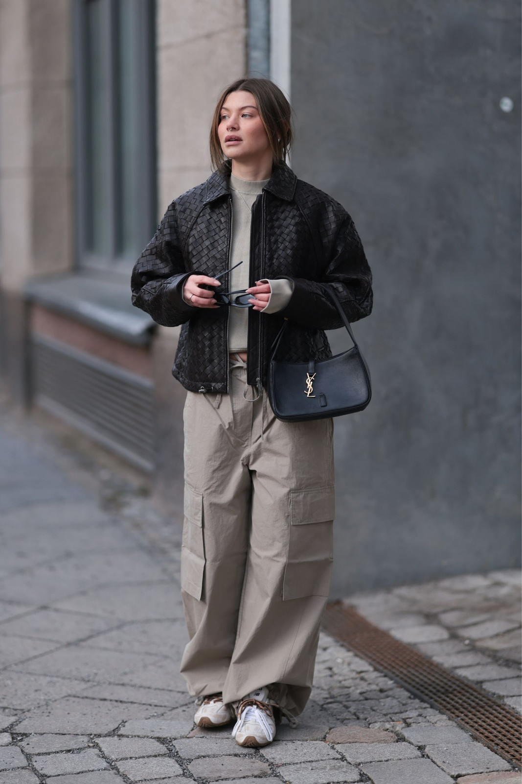 Woven Leather Knit Twill Outfit Idea Woven Leather Knit Twill Outfit Idea — Cargo Pants 2027