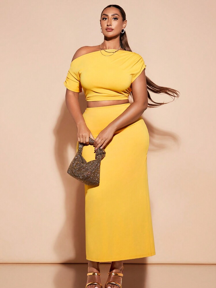 Bold Yellow Two-Piece Set for a Statement Bold Yellow Two-Piece Set for a Statement — Shein Outfits 2027