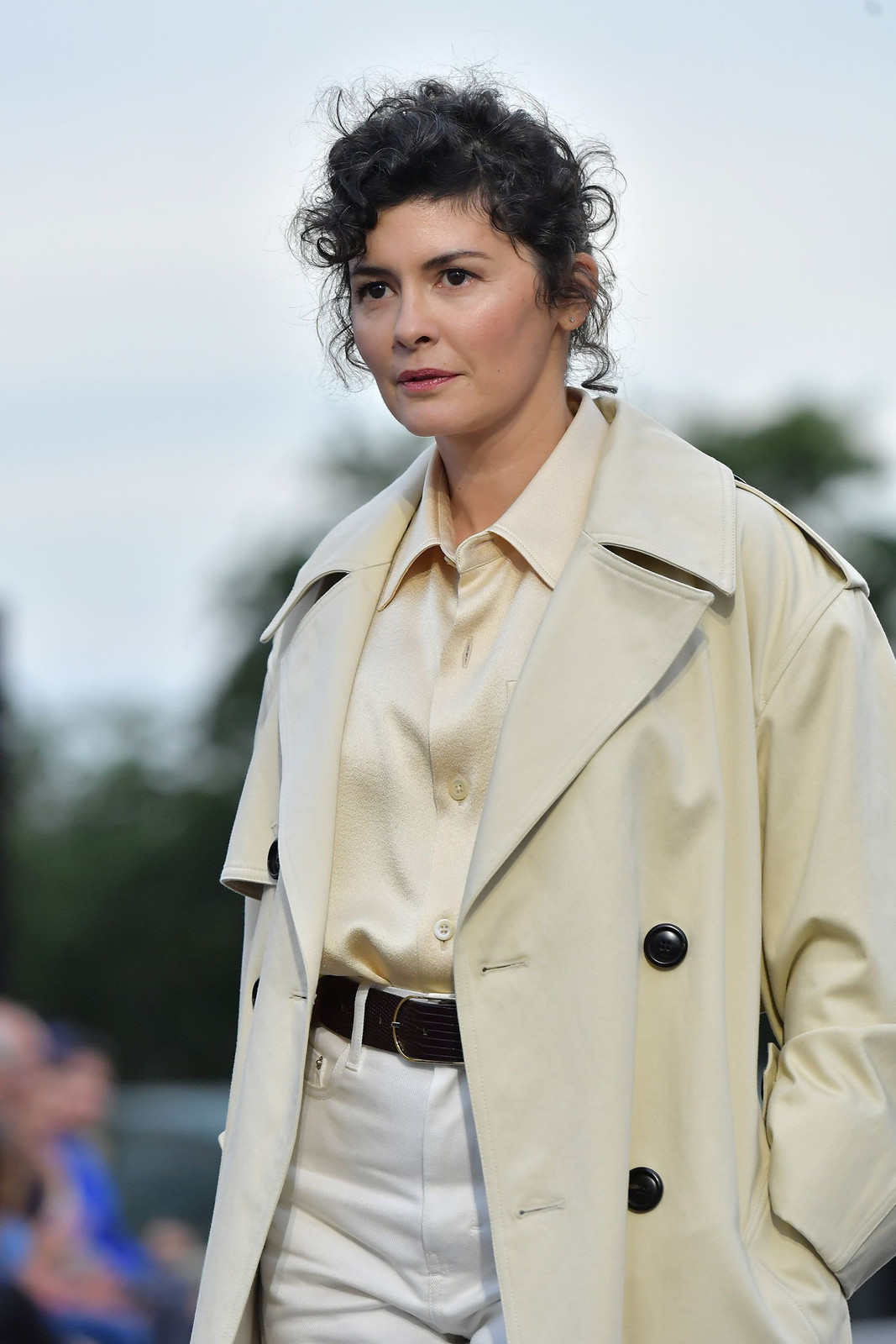 Silk Blouse and Trench Coat for Sophisticated Smart Casual — French Girl Outfits 2027