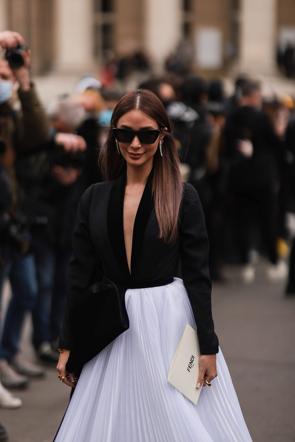 Blazer and Vest with Voluminous Pleated Skirt Blazer and Vest with Voluminous Pleated Skirt — Balletcore Outfits 2027