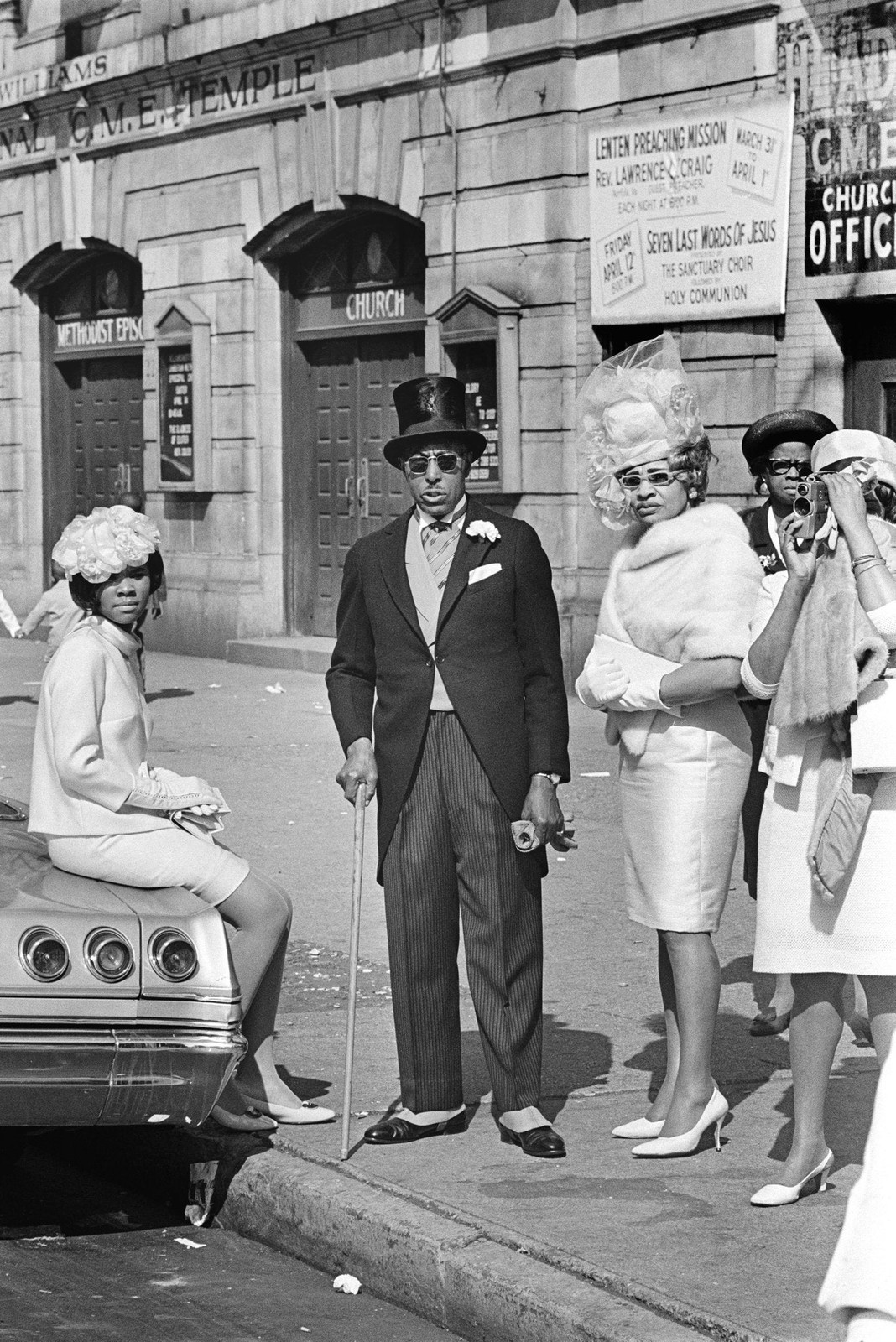 Formal Pinstripe Suit with Top Hat for a Grand Entrance Formal Pinstripe Suit with Top Hat for a Grand Entrance — Easter Church Outfits 2027