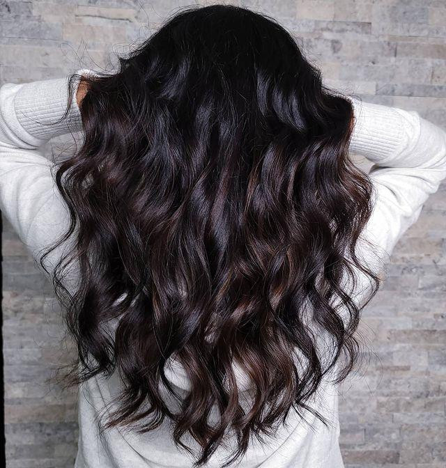 Dark Brown With Subtle Caramel Highlights Dark Brown With Subtle Caramel Highlights — Clean Girl Hair Color 2027