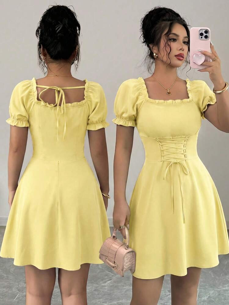 White Sandals Outfit Idea White Sandals Outfit Idea — Cute Brunch Dress 2027