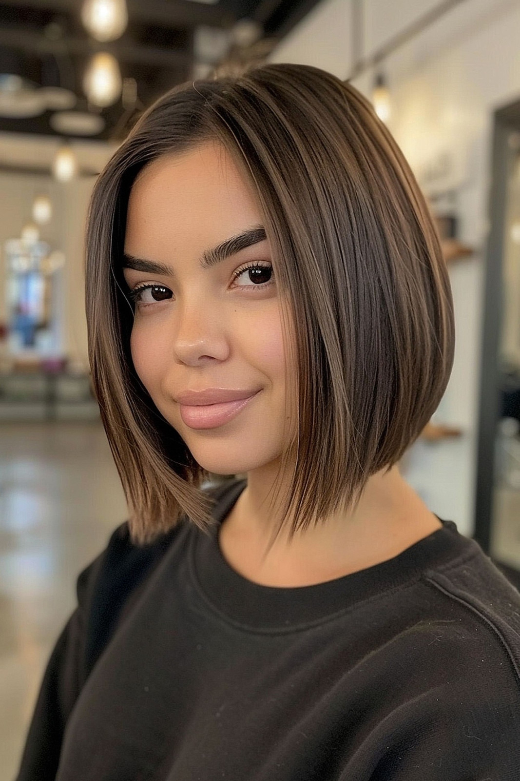 Dark Brown With Subtle Highlights Visual Idea Dark Brown With Subtle Highlights Visual Idea — Boyfriend Bob 2027
