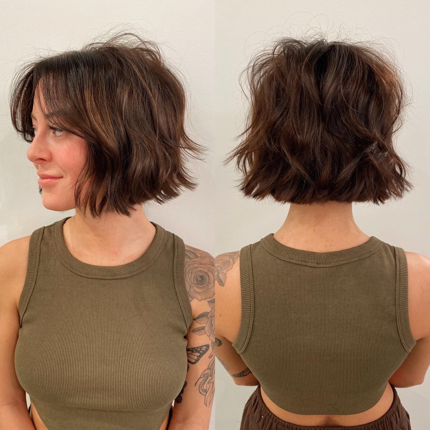 Textured Chin Bob With Choppy Ends Textured Chin Bob With Choppy Ends — Modern Bob 2027