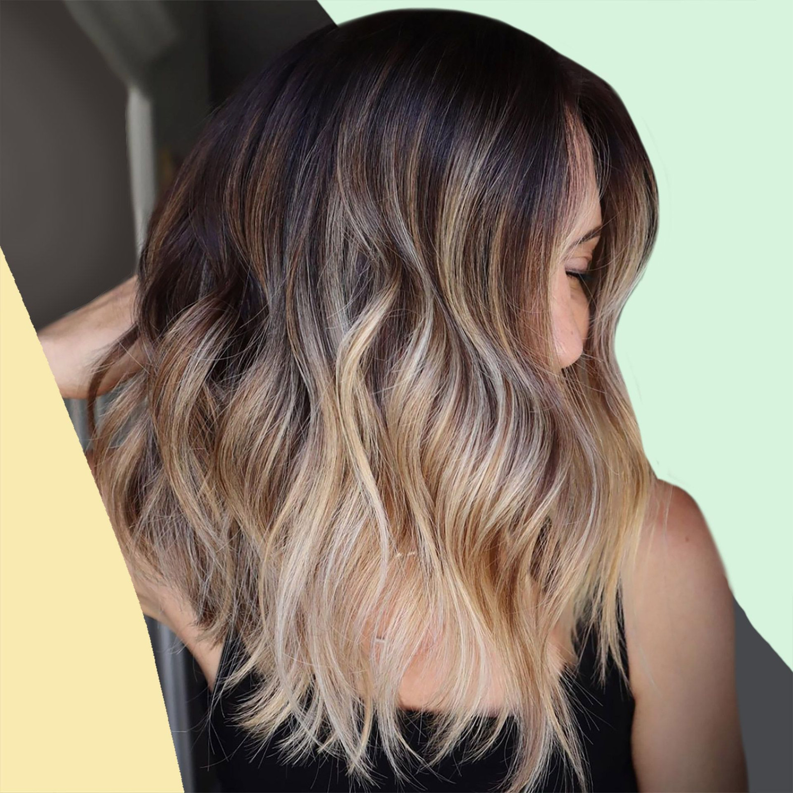 Dark Brown Base With Blonde Balayage Visual Idea Dark Brown Base With Blonde Balayage Visual Idea — Sombre Hair 2027