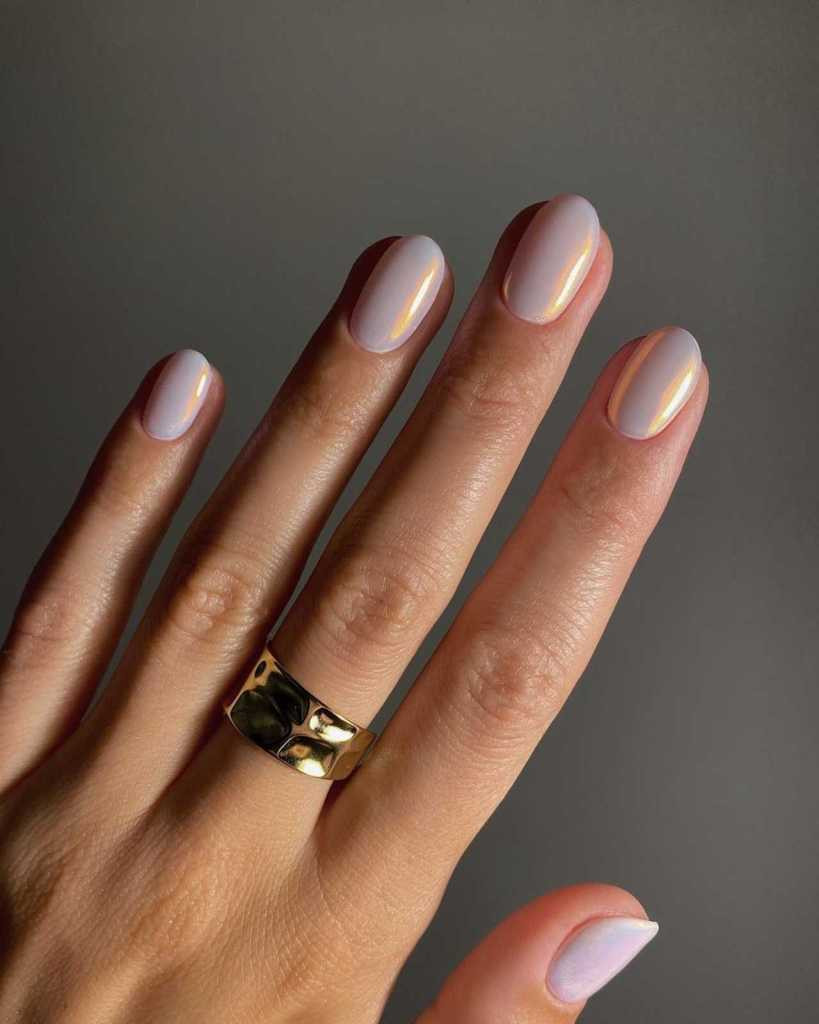 Milky Iridescent Glossy Visual Idea Milky Iridescent Glossy Visual Idea — Nails 2027 for Everyday