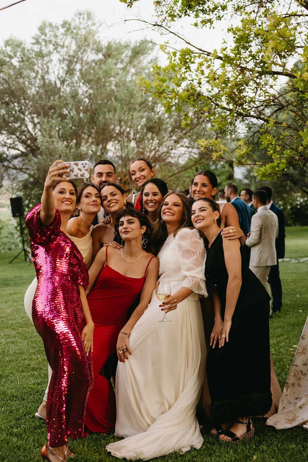 Pink Sequin Column Dress for a Dazzling Entrance Pink Sequin Column Dress for a Dazzling Entrance — Wedding Guest Outfits Cocktail 2027