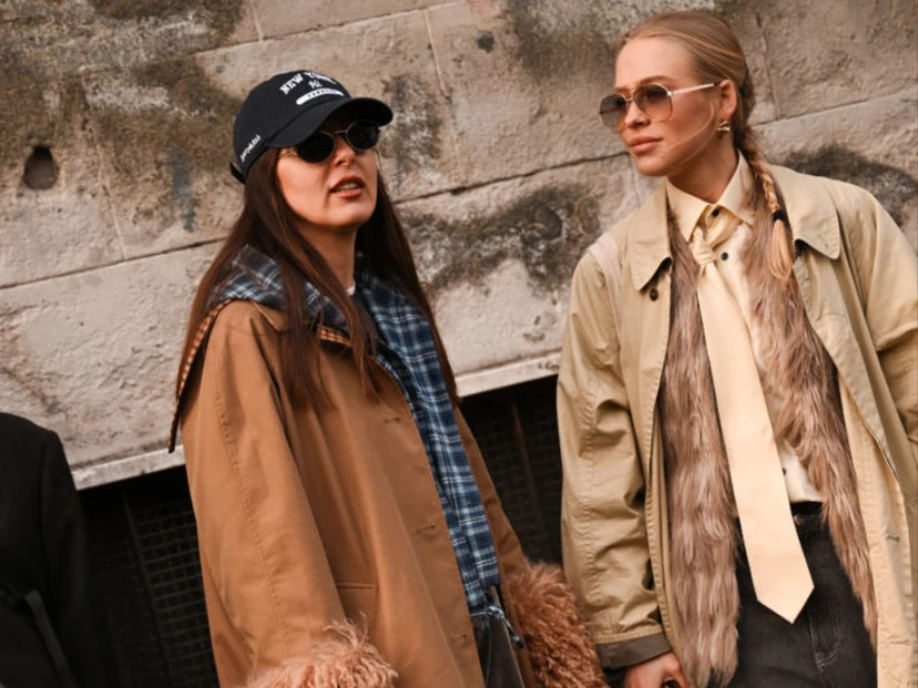 Checked Jacket with Navy Cardigan and Pearl-Detail Flats Checked Jacket with Navy Cardigan and Pearl-Detail Flats — Winter Neutral Outfits 2027