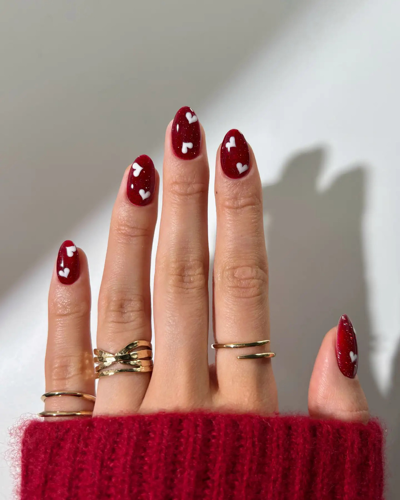 Romantic Valentine S Day Visual Idea Romantic Valentine S Day Visual Idea — Nails 2027 for Red Dress