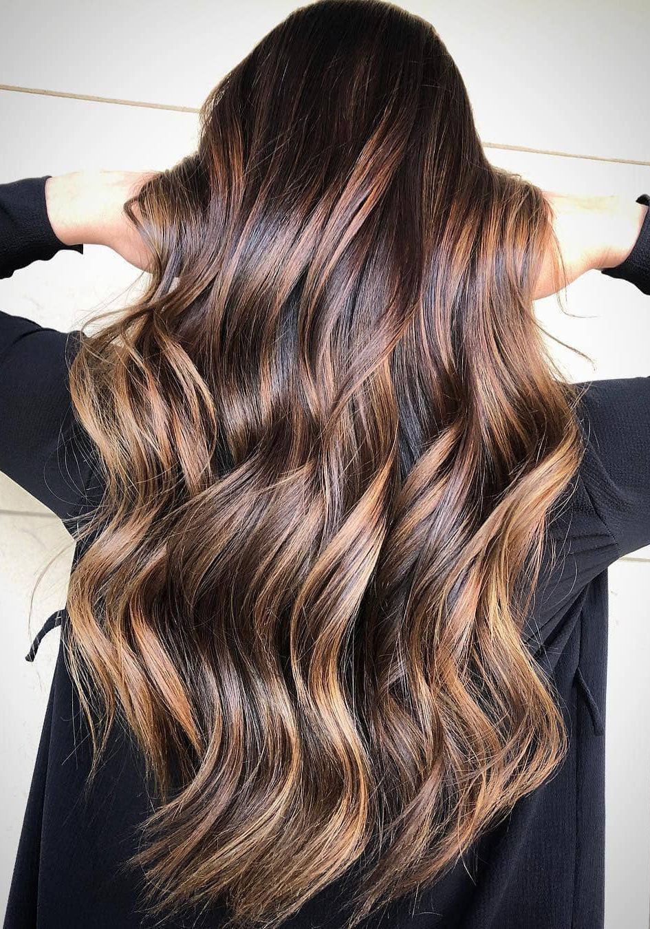 Back View Visual Idea — Caramel Balayage 2027