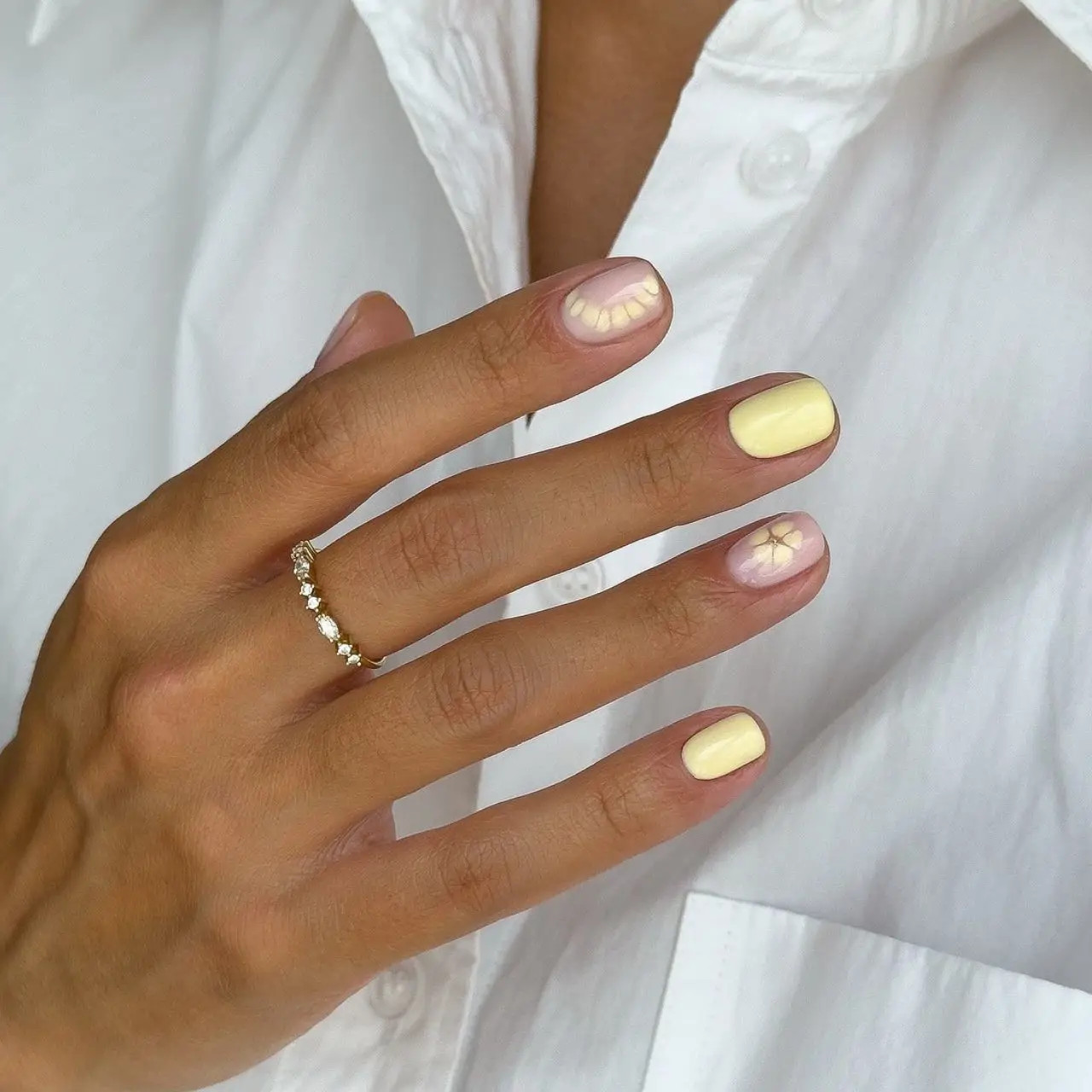 Cheerful Yellow Floral and Sun Nails Cheerful Yellow Floral and Sun Nails — Bright Summer Nails 2027