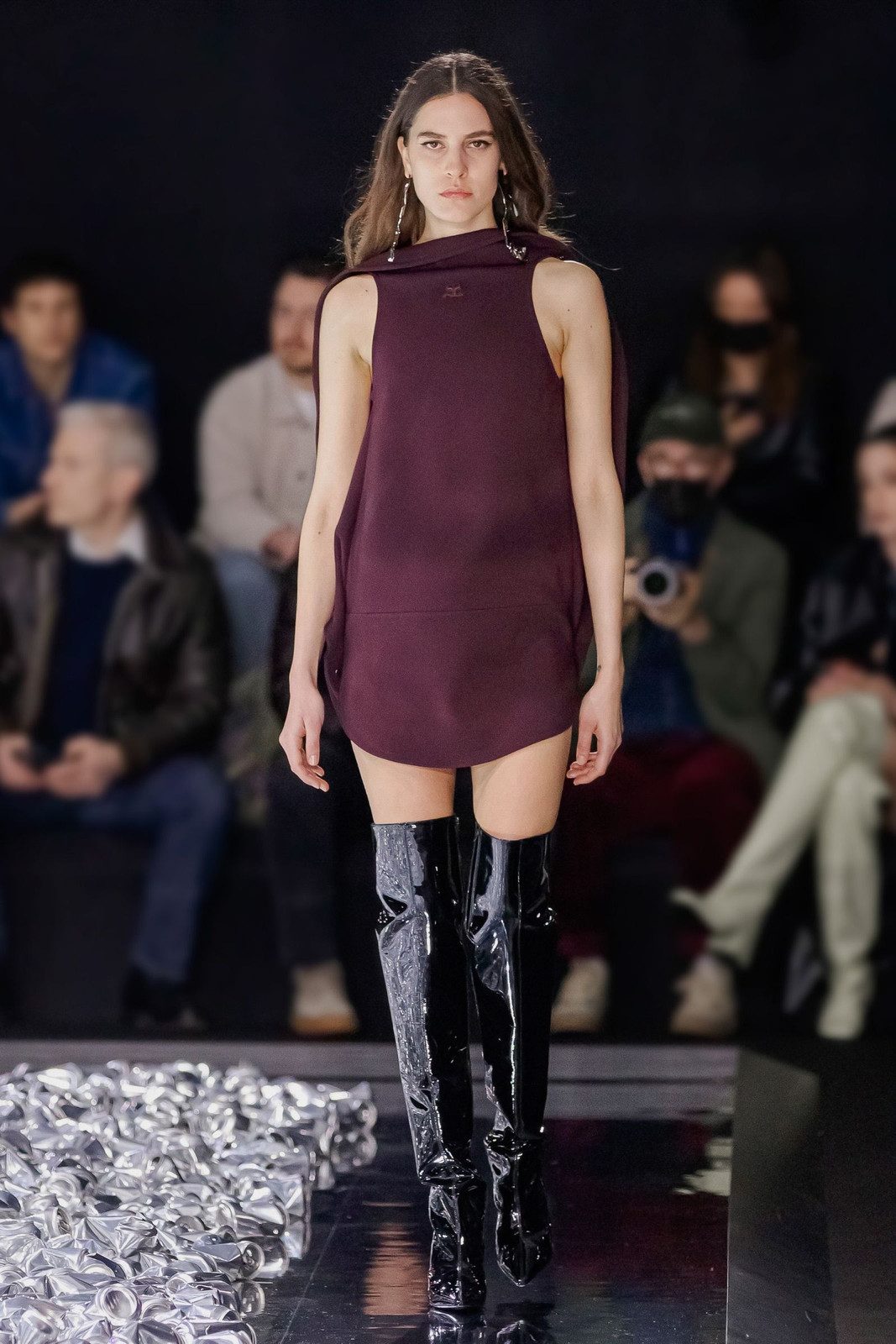 Fashion Show Outfit Idea Fashion Show Outfit Idea — Dress 2027 with Knee High Boots Outfit