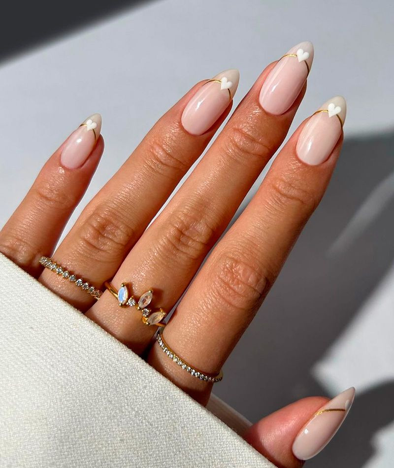 Milky Sheer Nude Short Square Milky Sheer Nude Short Square — Nude Wedding Nails 2027