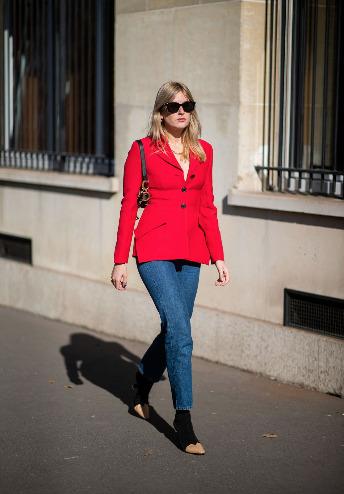 Business Casual Smartness with a Red Blazer Business Casual Smartness with a Red Blazer — Skinny Jeans Outfits 2027