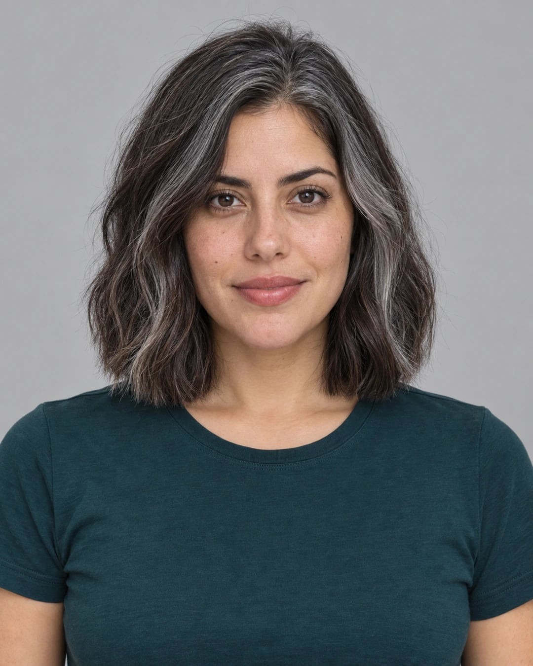 Dark Brown With Grey Highlights Visual Idea Dark Brown With Grey Highlights Visual Idea — Peekaboo Bob 2027