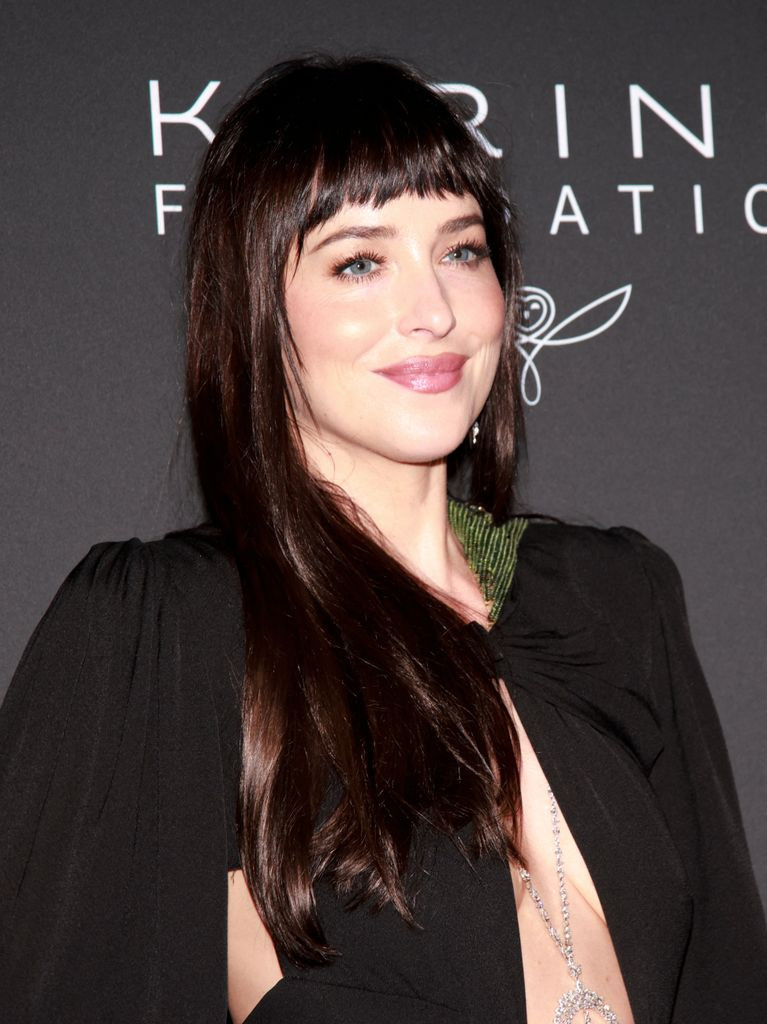 Mid-Back Dark Brown Layers With Choppy Baby Bangs — The Hair Is Parted In The Middle Mid-Back Dark Brown Layers With Choppy Baby Bangs — The Hair Is Parted In The Middle — Baby Bangs 2027