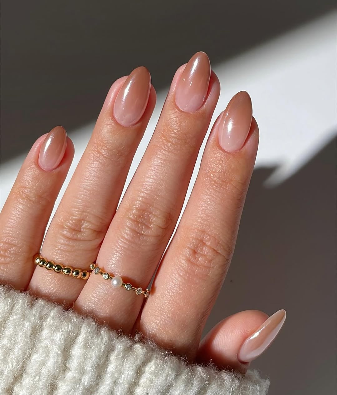 Warm Brown Ombre Almonds Warm Brown Ombre Almonds — Mocha Nails 2027