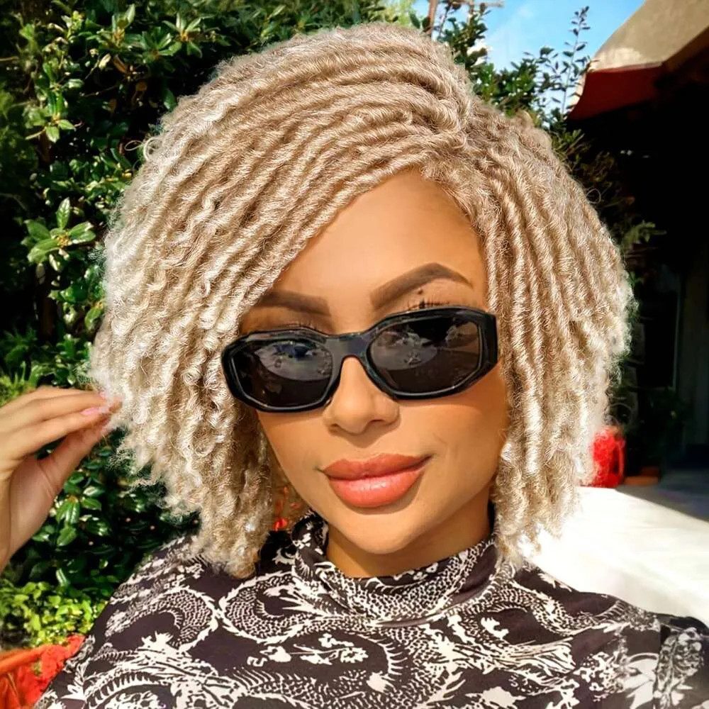 Short Curly Honey Blonde Gradient Short Curly Honey Blonde Gradient — Honey Blonde Locs 2027
