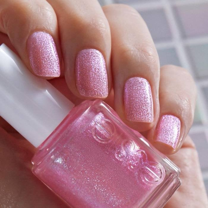 Short Square Iridescent Shimmer Pink Nails Short Square Iridescent Shimmer Pink Nails — Winter Pink Nails 2027