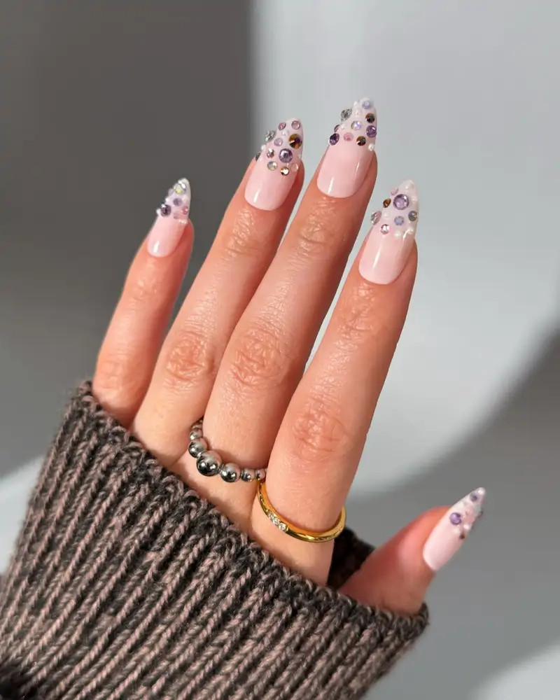 Glossy With Iridescent Shimmer Visual Idea — Baby Pink Nails 2027