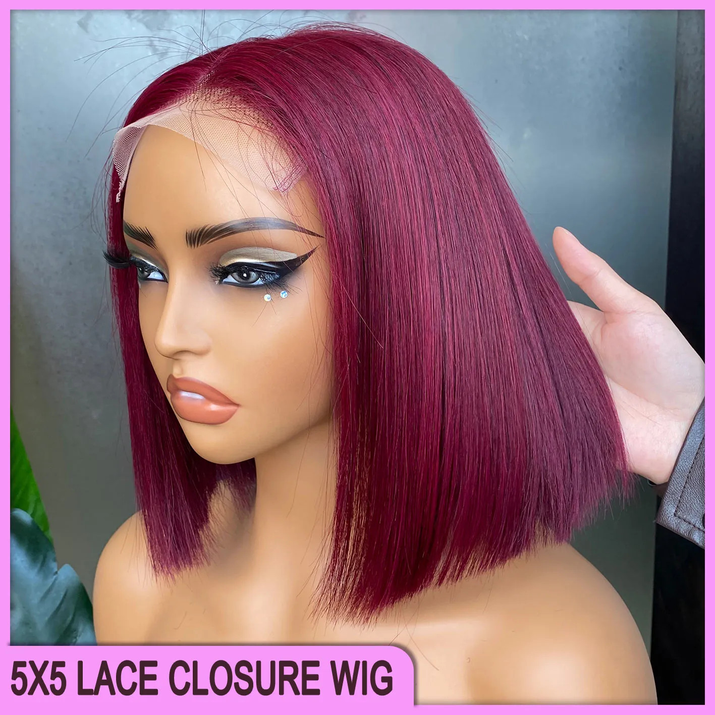 Visual Idea — A Chin-Length Bob With Blunt Bangs Visual Idea — A Chin-Length Bob With Blunt Bangs — Mulled Wine Hair 2027