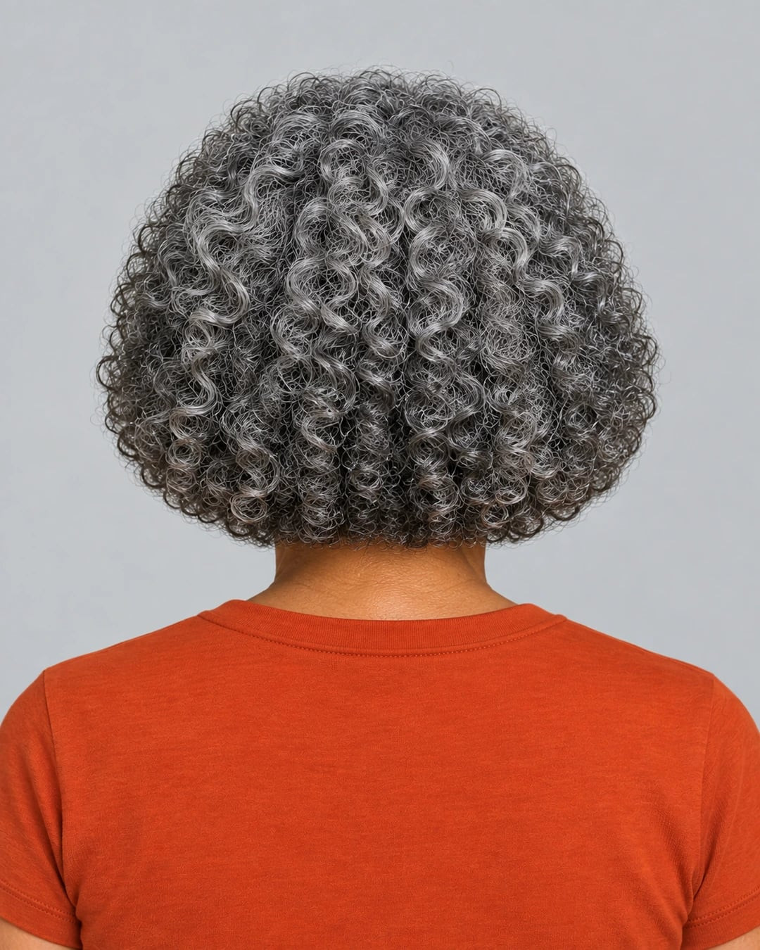 Curly Thick Ear-Length Bob Curly Thick Ear-Length Bob — Bob 2027 for Gray Hair