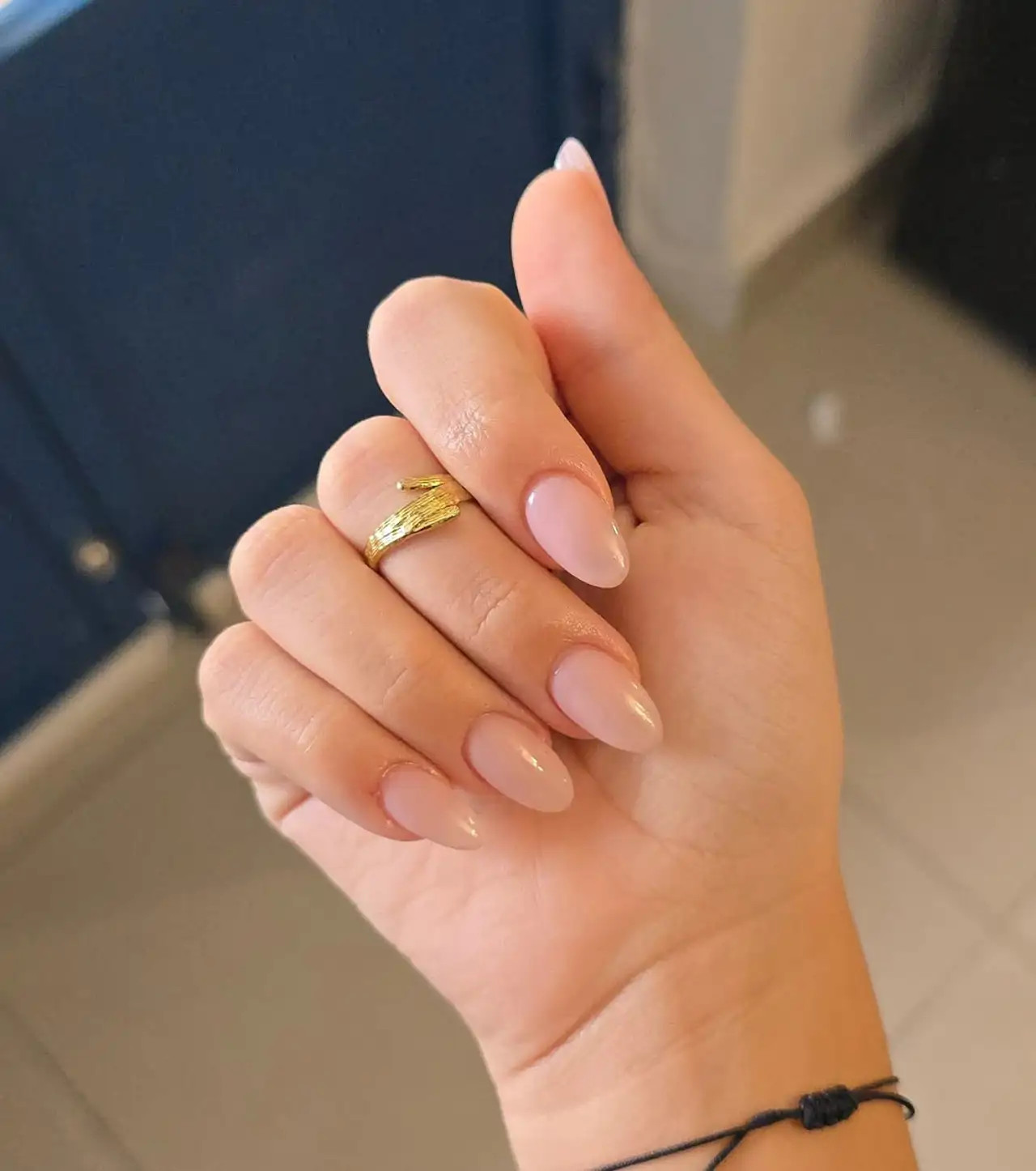Glossy Light Pink Almond Nails Glossy Light Pink Almond Nails — Nude Nails 2027
