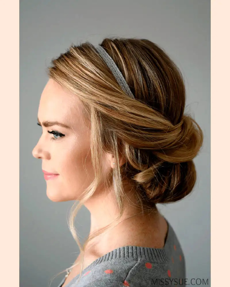 Blonde With Highlights Visual Idea — Headband Hairstyles 2027