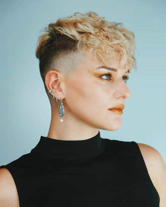 Curly Dark Brown Undercut Pixie Curly Dark Brown Undercut Pixie — Undercut Pixie 2027