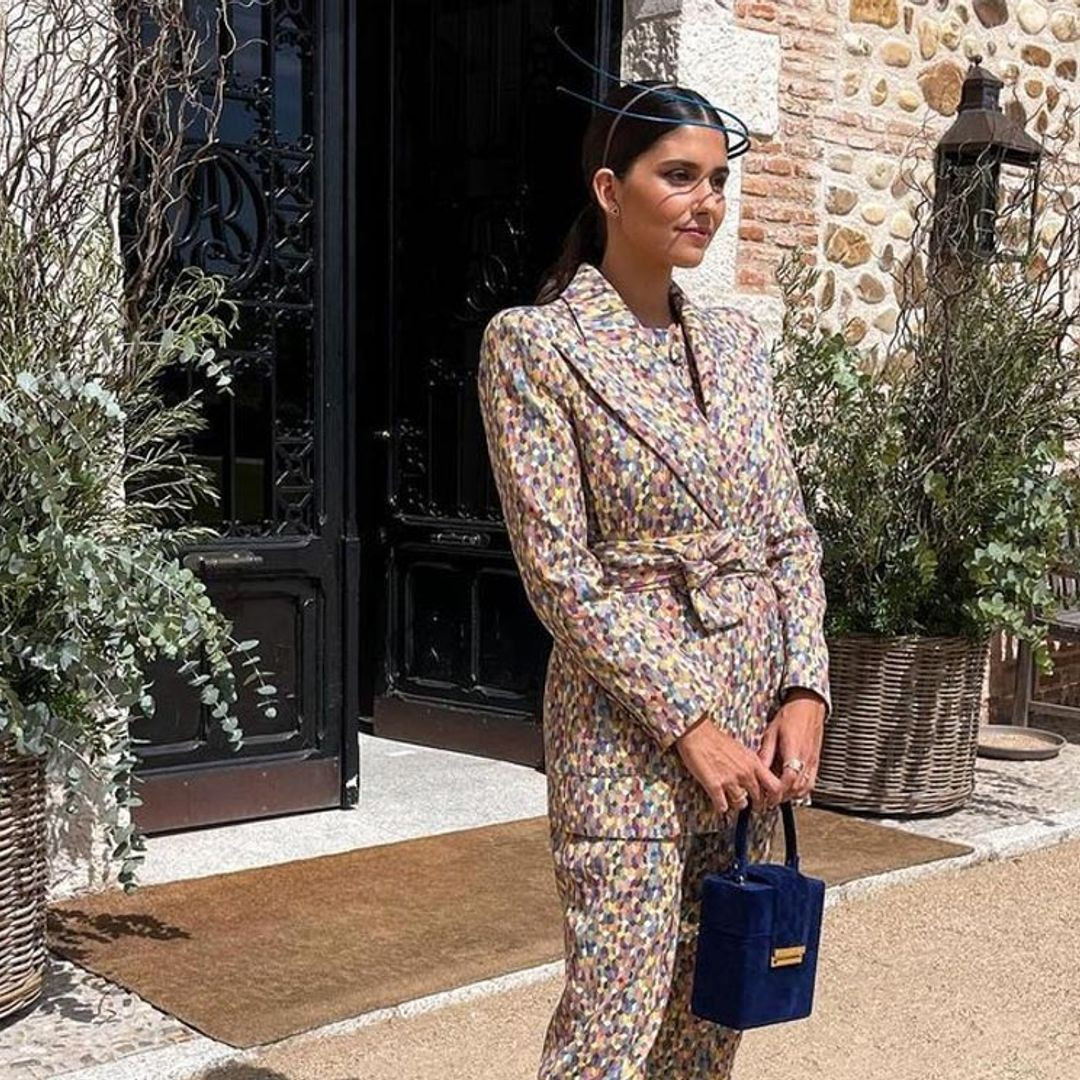 Vibrant Geometric Print Suit for a Polished Church Look Vibrant Geometric Print Suit for a Polished Church Look — Mothers Day Church Outfits 2027