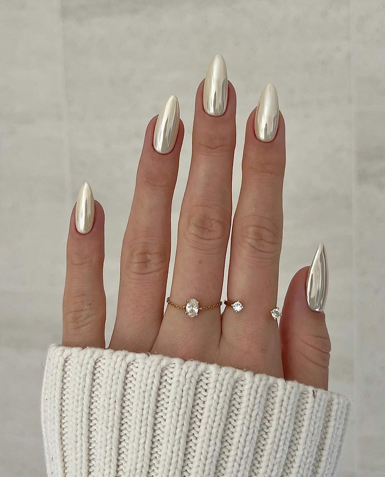 Chrome High Gloss Visual Idea Chrome High Gloss Visual Idea — Winter Nail Trends 2027
