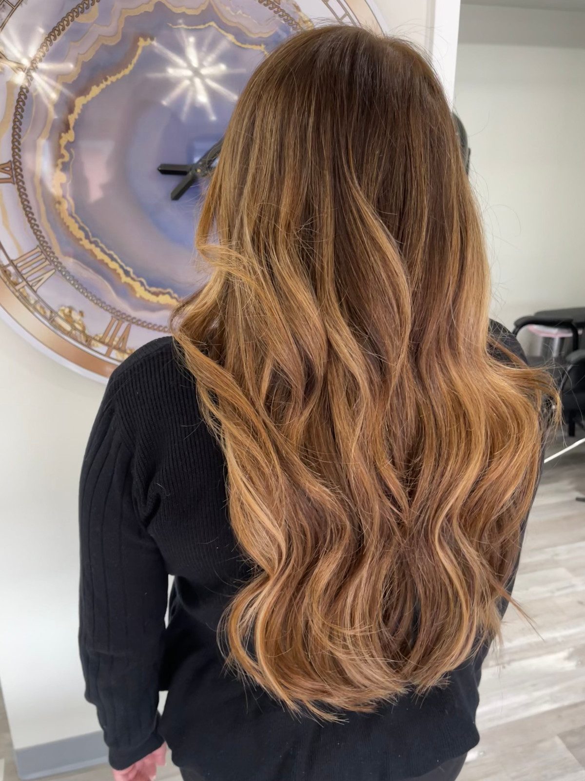 Mid-Back Visual Idea — Caramel Balayage 2027