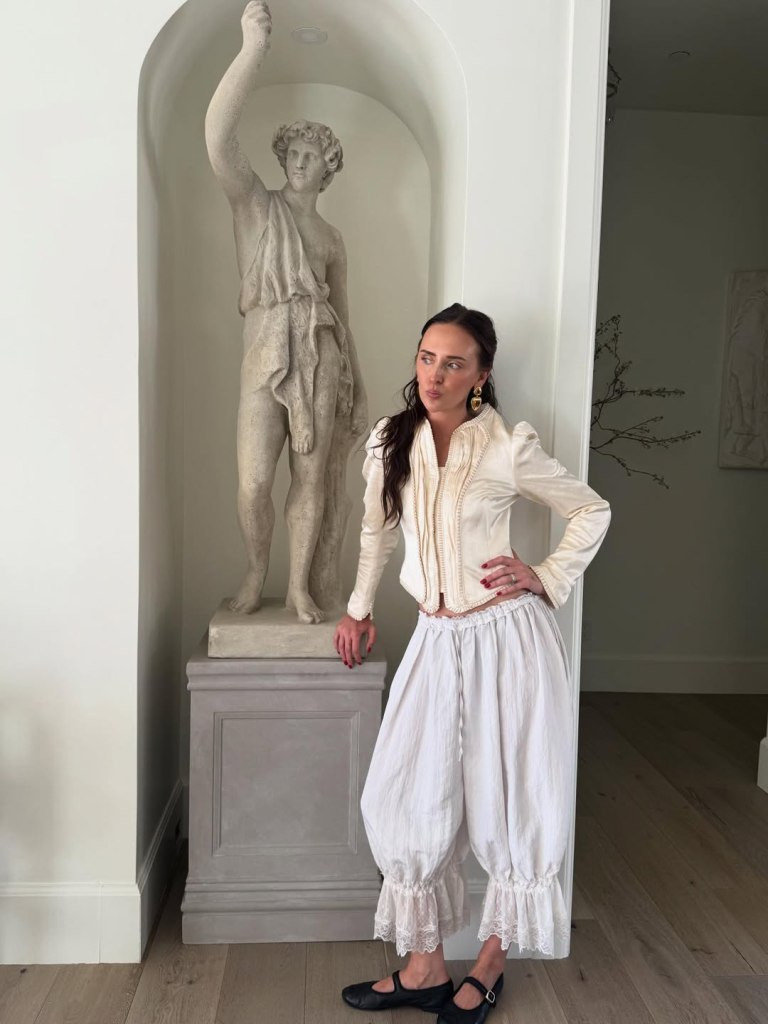 Ruffled Jacket with Lace-Trimmed Bloomers Ruffled Jacket with Lace-Trimmed Bloomers — Poetcore Outfits 2027