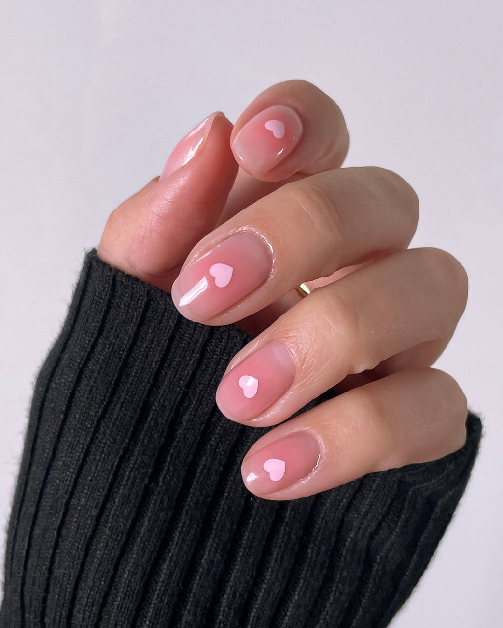 Dark Red Cuticle Line Round Nails Dark Red Cuticle Line Round Nails — Round Nails 2027
