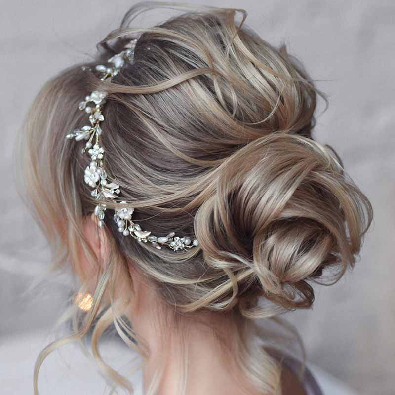 Ash Blonde Romantic Updo With Loose Tendrils — Spring Wedding Hair 2027