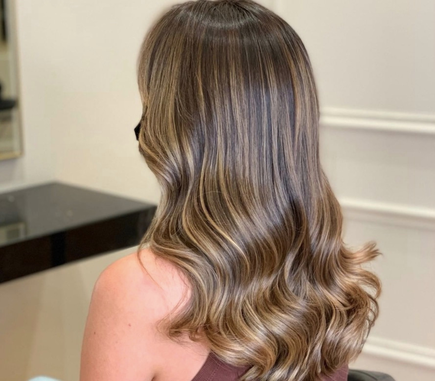 Dark Brown With Warm Caramel Highlights Dark Brown With Warm Caramel Highlights — Hair Color 2027 for Brown Eyes