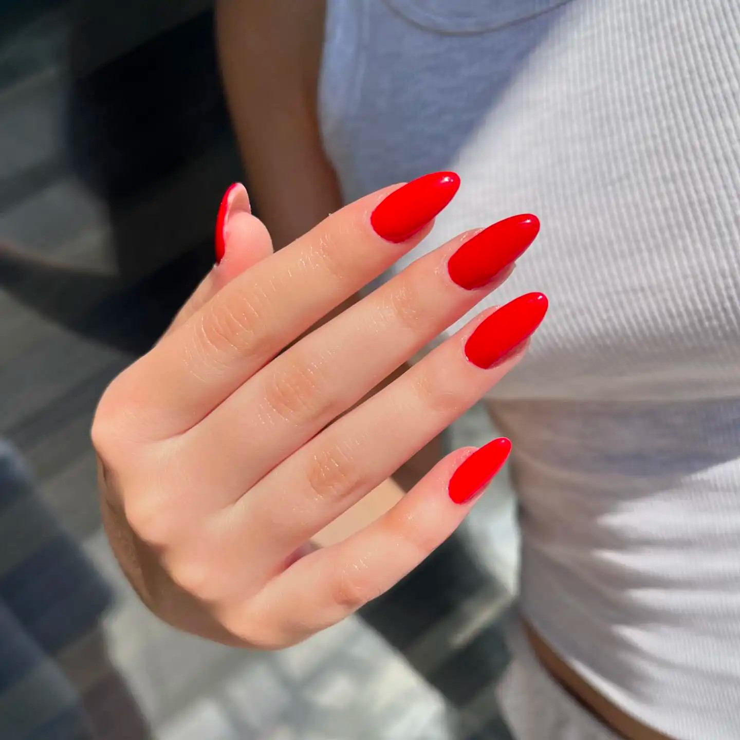 Solid Color On All Fingernails Visual Idea Solid Color On All Fingernails Visual Idea — Nails 2027 for Red Dress
