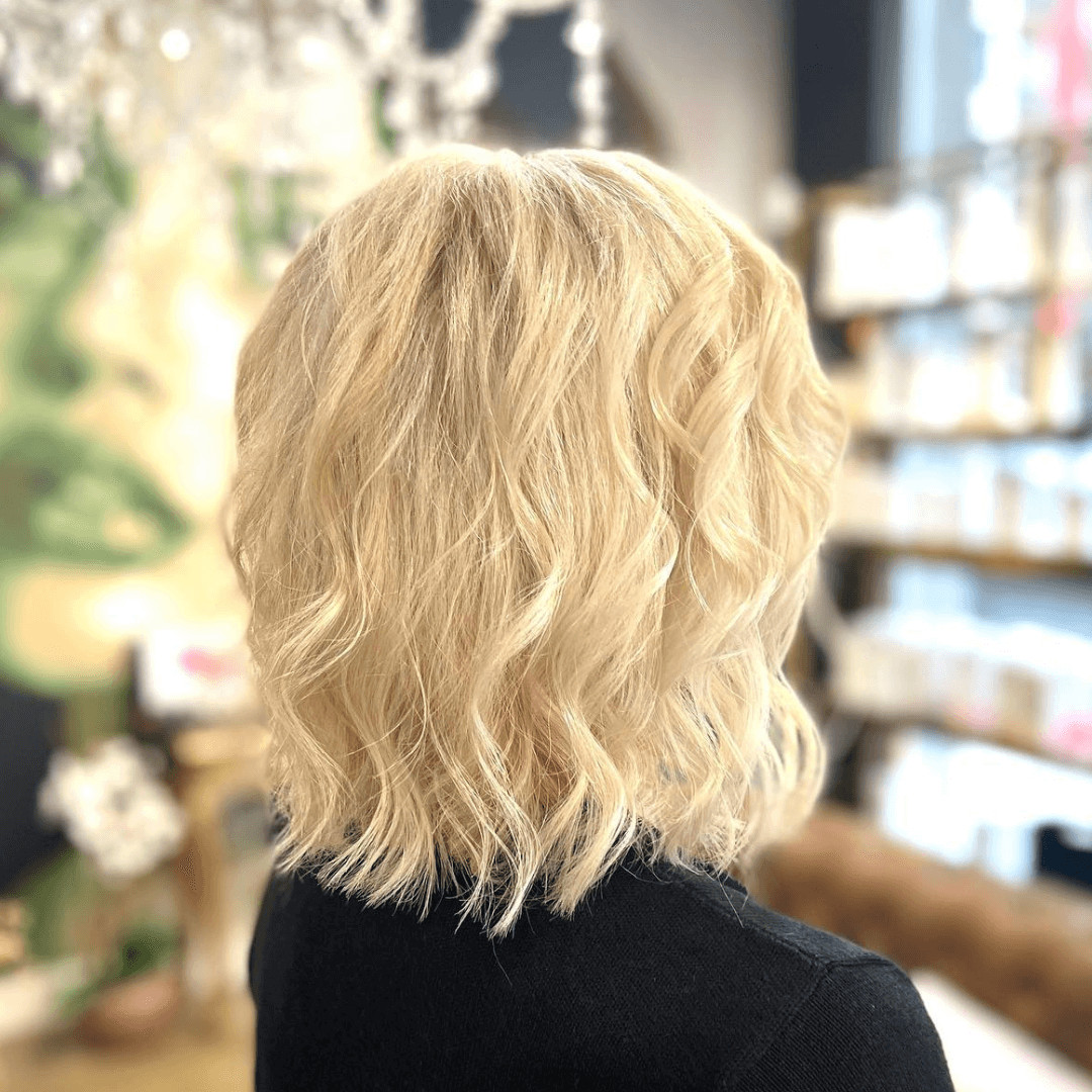 Angled Ash Blonde Bob With Textured Waves Angled Ash Blonde Bob With Textured Waves — Hairstyles 2027 for Women Over 60